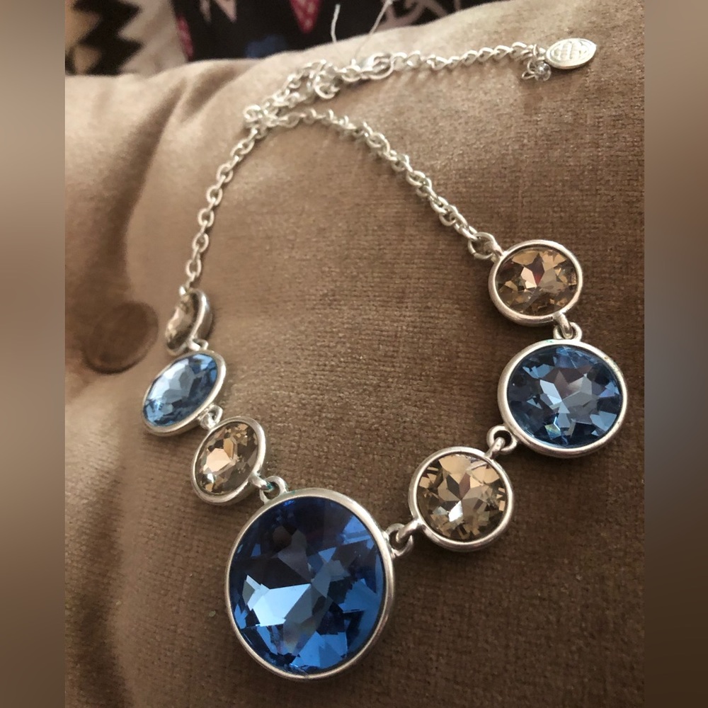 4-sale BB? Designer Austrian Crystal Costume Necklace- 614 $35 or $30 w/offer